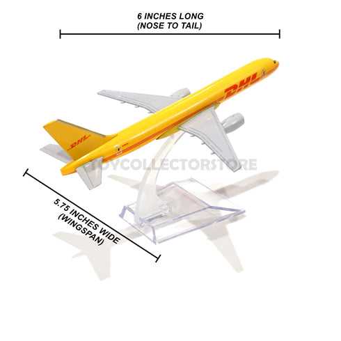 DHL airplane model toy diecast Boeing 757 Cargo plane
